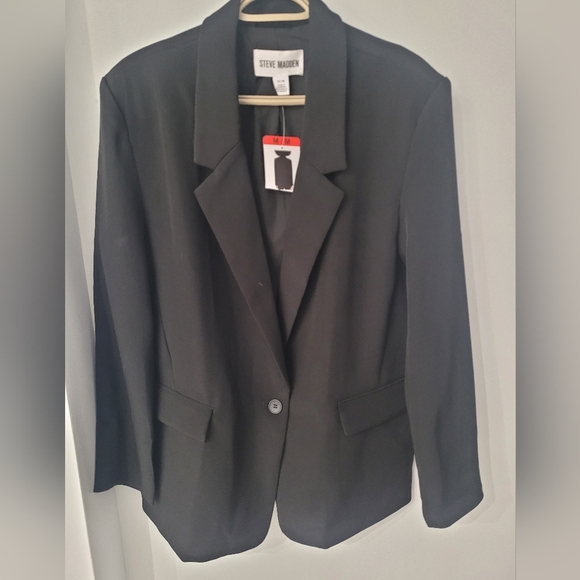 NWT- Steve Madden blazer in black-Medium - Picture 6 of 6